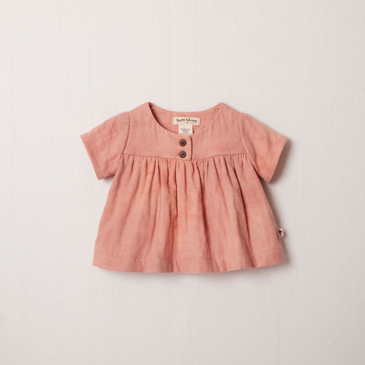 Short Sleeve Cottontail Blouse in Sunset